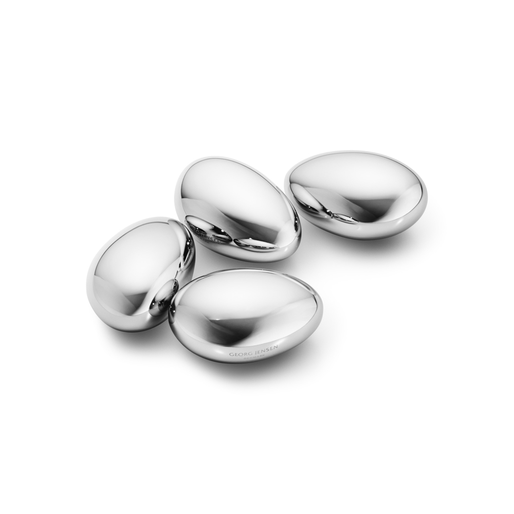 GEORG JENSEN　SKY アイスキューブ、 4個– ステンレススティール