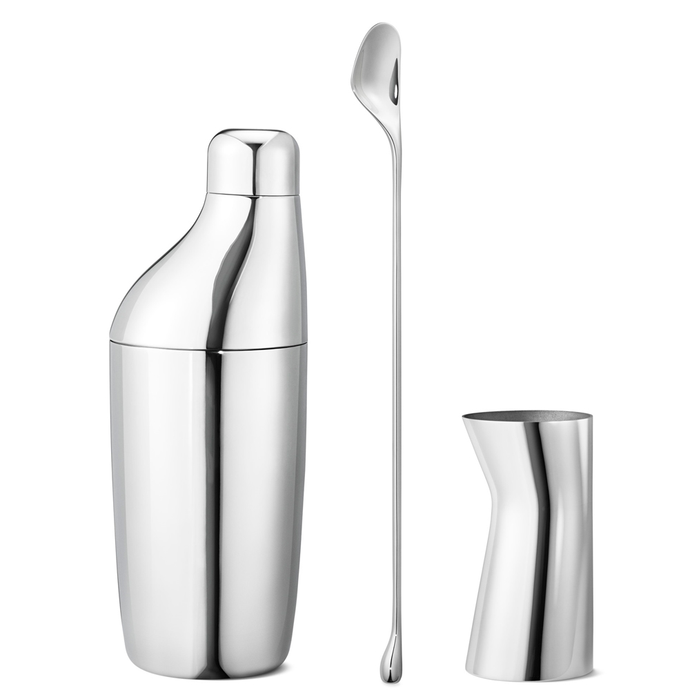 GEORG JENSEN　スカイ(SKY) セット(シェーカー、バースプーン、ジガー)