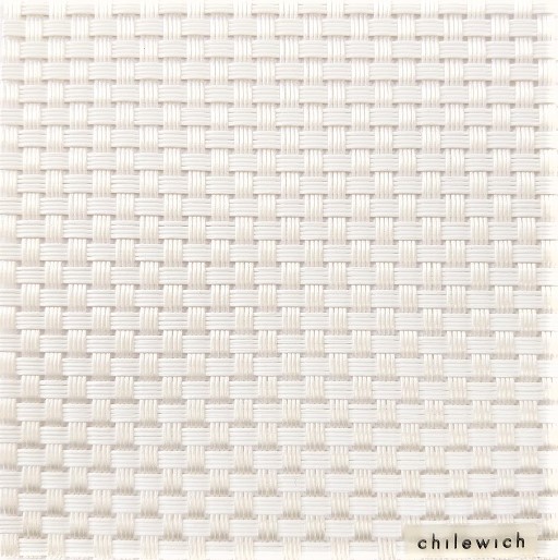 chilewich　コースター Basketweave White