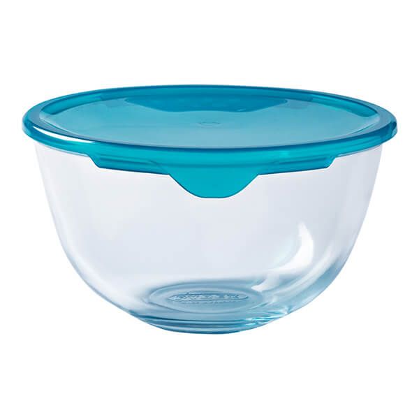 PYREX PRX0006 蓋付き耐熱ガラスボウル1.0L