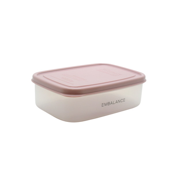 ウィルマックス RECTANGLE CONTAINER T12215エンバランス レクタングルコンテナ　S 590ml パステルピンク