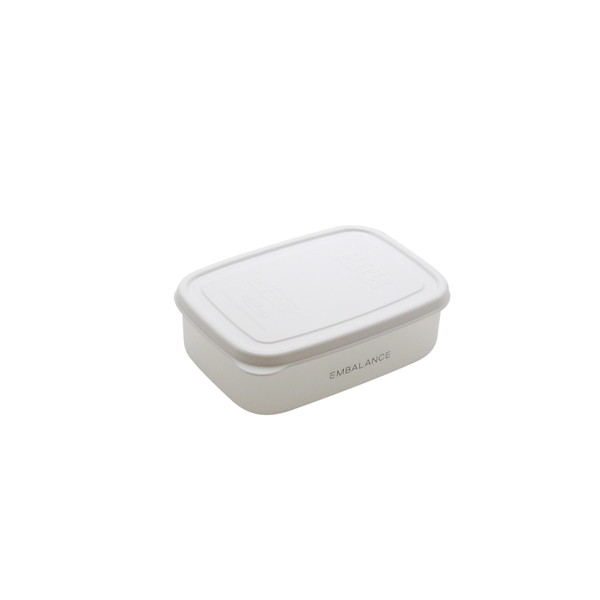 ウィルマックス RECTANGLE CONTAINER T12216エンバランス レクタングルコンテナ　S 590ml ホワイト