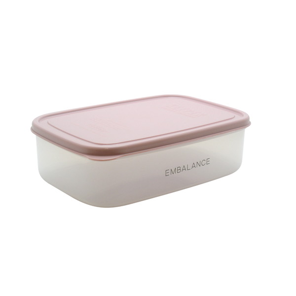 ウィルマックス RECTANGLE CONTAINER T12221エンバランス レクタングルコンテナ　　L 1270ml パステルピンク