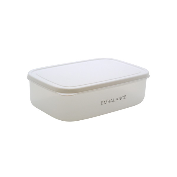 ウィルマックス RECTANGLE CONTAINER T12222エンバランス レクタングルコンテナ　L 1270ml ホワイト